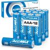 imageAllmax AA Lithium Maximum Power Batteries 12 Count  Longest Lasting Leakproof 20Year Shelf Life  Perfect for Blink Security Cameras Smoke Detectors and More  15V12 Count Pack of 1