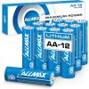 imageAllmax AA Lithium Maximum Power Batteries 12 Count  Longest Lasting Leakproof 20Year Shelf Life  Perfect for Blink Security Cameras Smoke Detectors and More  15V12 Count Pack of 1