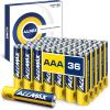 imageAllmax AAA Maximum Power Alkaline Triple A Batteries 24 Count  Ultra LongLasting 10Year Shelf Life Leakproof Design Superior Performance  15V36 Count Pack of 1