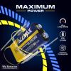imageAllmax 9V Maximum Power Alkaline Batteries 6 Count  Ultra LongLasting Leakproof Design 7Year Shelf Life Maximum Performance 9 Volt6 Count Pack of 1